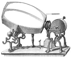 Drawing of phonautograph